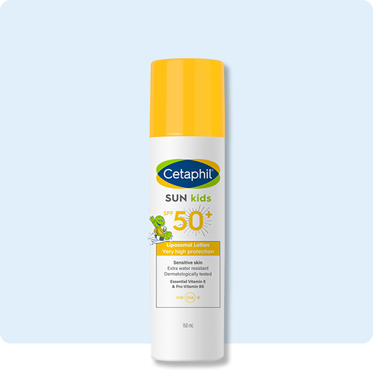 صن للأطفال لوشن للوقاية من الشمس معامل حماية من الشمس ٥٠+