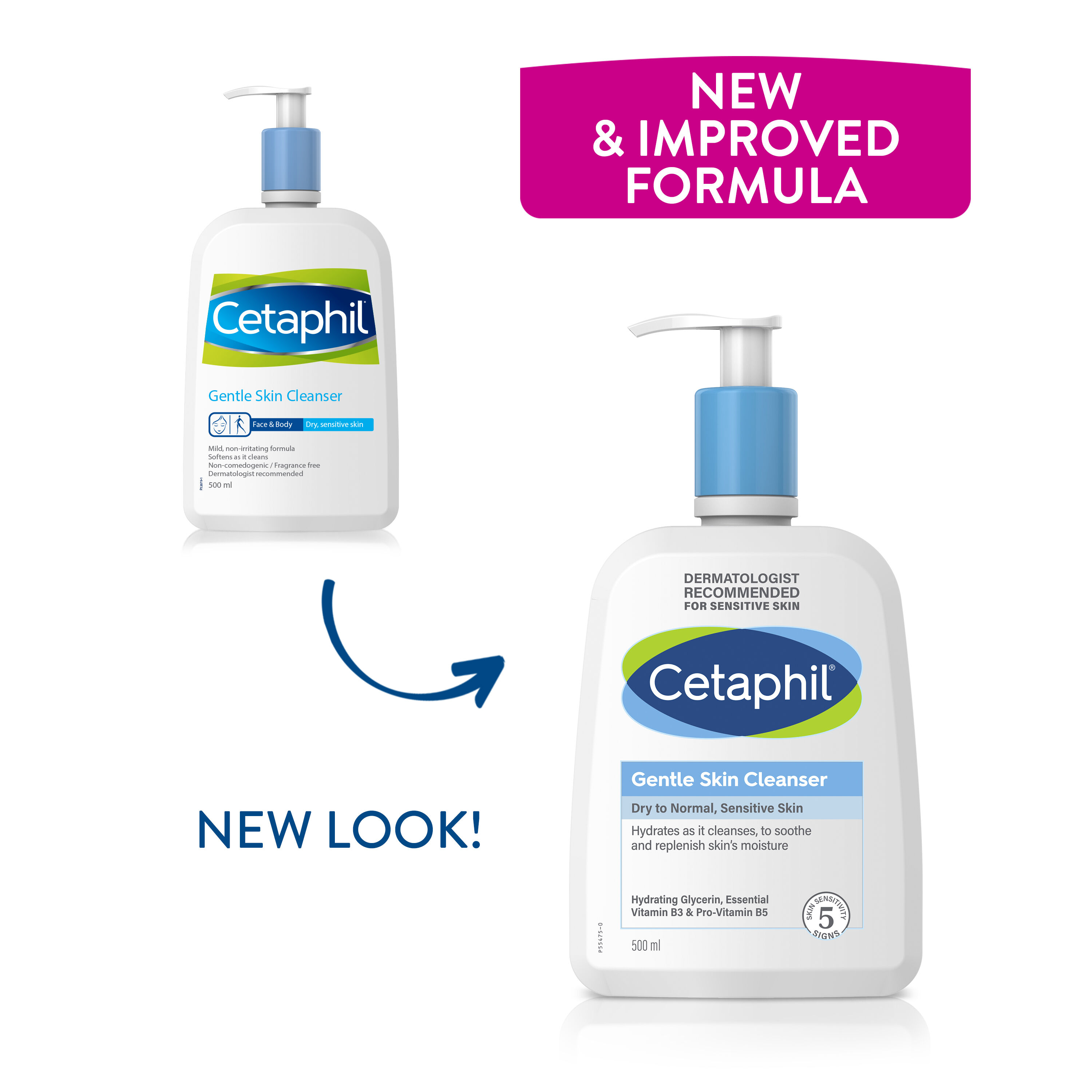 new & improved gentle skin cleanser